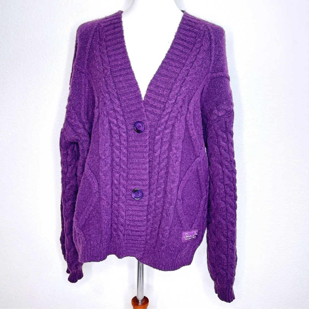 TAYLOR SWIFT Speak Now Cardigan Sweater XS/SM Purple Swifties Taylor's Version